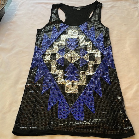 Forever21 Sequin Tank Top  Size S/P - Picture 1 of 4